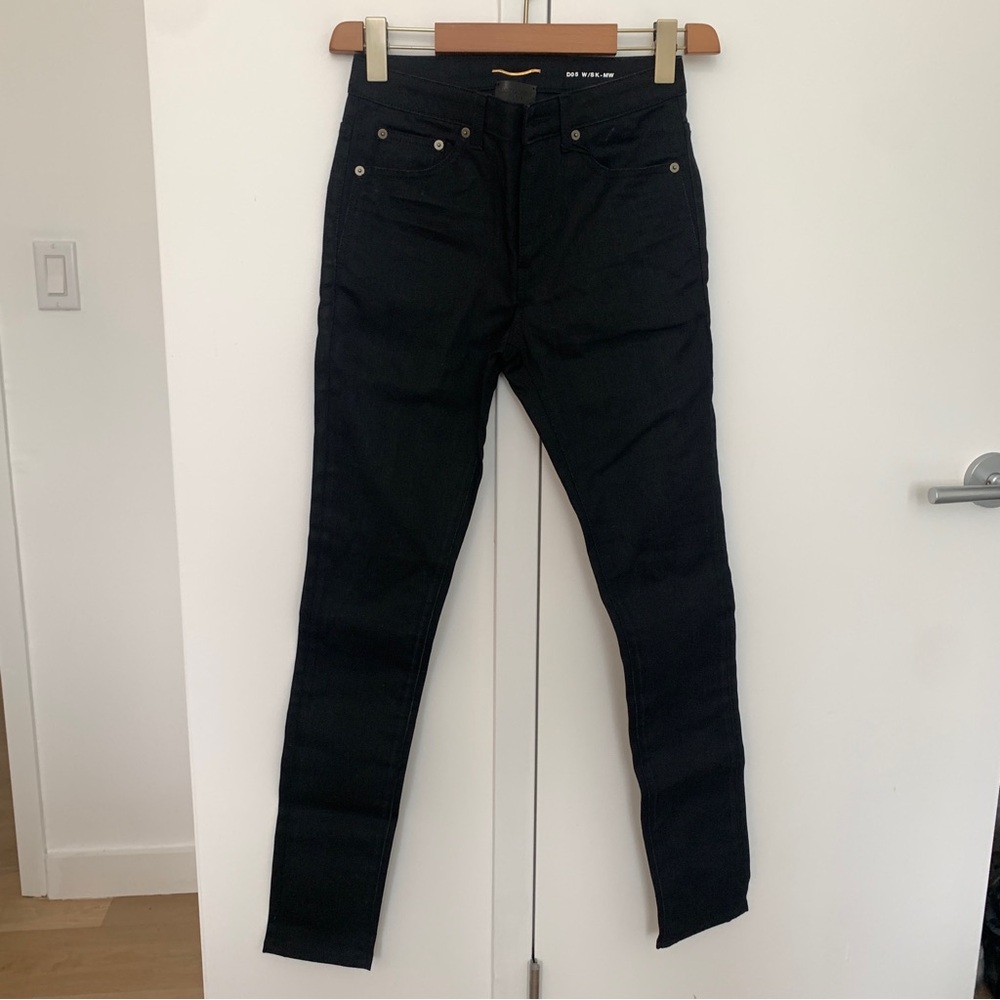 YSL black skinny jeans, size 27! Never worn